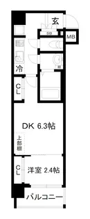ソルテラス京都洛南【2階】の間取り