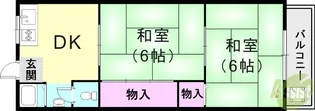 ハイツHATAYA【2階】の間取り