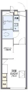 レオパレスムート【1階】の間取り