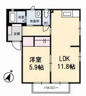 グラン★シャリオ【2階】の間取り