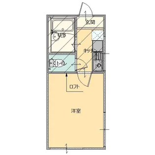ウォールデン成島 弐番館【1階】の間取り