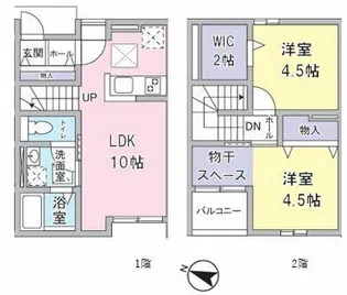 VITA CRESCENDO【2階】の間取り