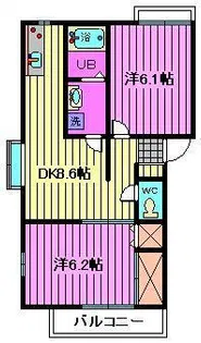 グランハイムたなか【2階】の間取り