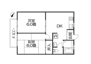 エムケイプレイス【1階】の間取り