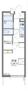 レオパレス菊井【1階】の間取り
