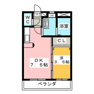 グラシアス【1階】の間取り