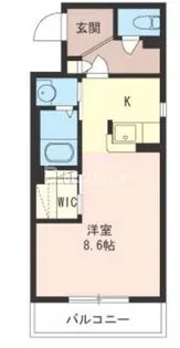 ペイサージュパレス【2階】の間取り
