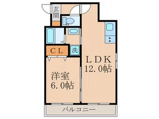 仮)CUORE納所WEST【2階】の間取り