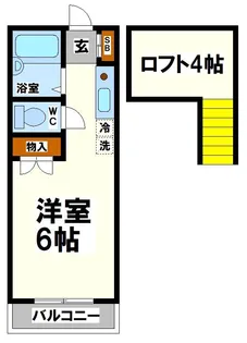 カーサフレスコ【2階】の間取り