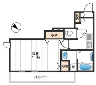 メゾン エスポワール【2階】の間取り