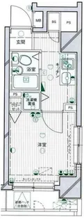 パークウェルツインズ西新宿サウスピア【8階】の間取り