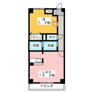 バンクーバー1101【3階】の間取り