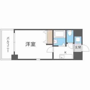 ル・クレール今福【6階】の間取り