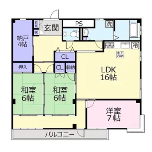 パレ ドール【1階】の間取り