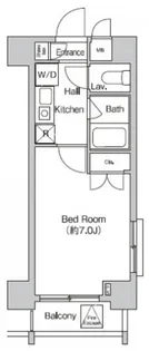プライマル西船橋【3階】の間取り