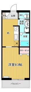 みどり5(Bタイプ)【2階】の間取り