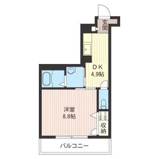 サウスベル【3階】の間取り