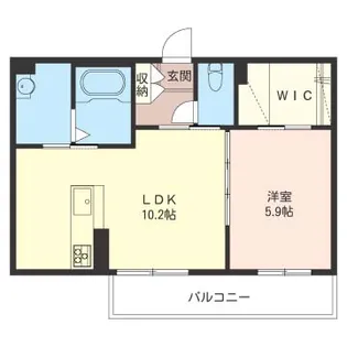 マルベリーヒルA【2階】の間取り