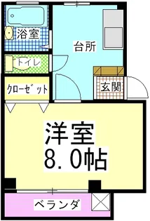 KTマンション【1階】の間取り