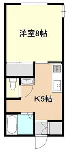 コーポラスKODAMA【2階】の間取り