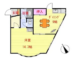 鹿児島県鹿児島市田上6【アパート】の間取り