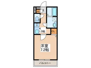 ジーメゾン海老名【2階】の間取り