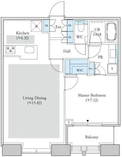 Dマークス西新宿タワー【26階】の間取り
