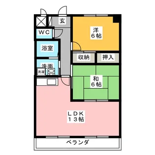 グレイス丹羽【4階】の間取り