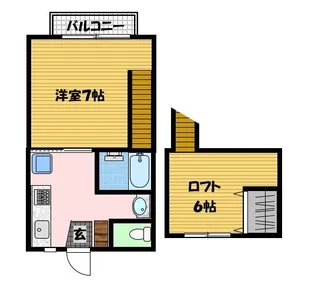 シャル夢本尾II【2階】の間取り