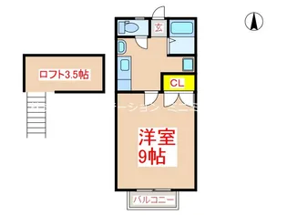 フェリオS II【1階】の間取り