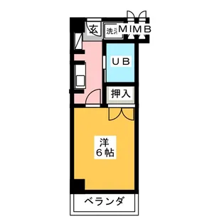 CASA NOAH名古屋II【2階】の間取り