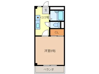 コーポ810【2階】の間取り