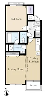 サウスコート【2階】の間取り