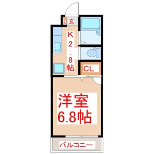 サンハイツありむら 1号棟【2階】の間取り