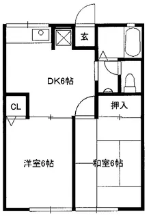 静岡県下田市東中【アパート】の間取り