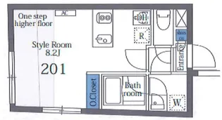 アレッタ笹塚【2階】の間取り
