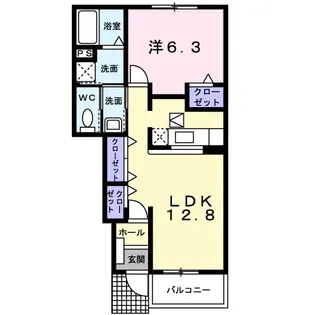 オベルジュ 舞【1階】の間取り