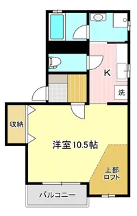 コリーナS【1階】の間取り