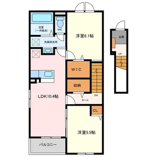 ブローテ【2階】の間取り