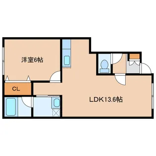 パルティールIII【1階】の間取り