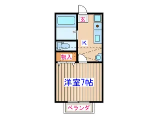 HIコーポ 5【2階】の間取り