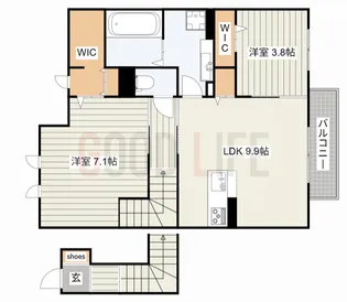 兵庫県小野市王子町【アパート】の間取り