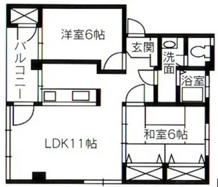 高千穂ビル【4階】の間取り