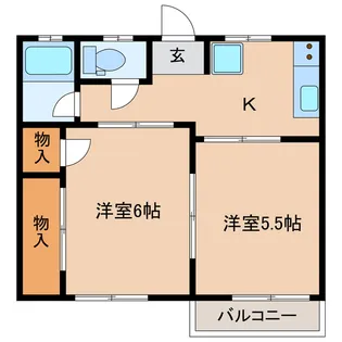 静岡県浜松市中央区新橋町【アパート】の間取り
