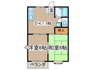 メゾン ミッキー3【1階】の間取り