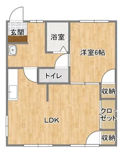 サニーハイツ【1階】の間取り