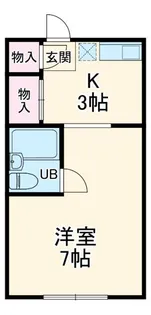 コーポ雅II【2階】の間取り