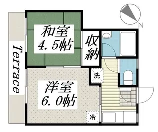 千葉県柏市富里2【アパート】の間取り