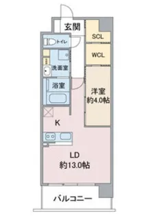 (仮称)真畔町マンション【1階】の間取り