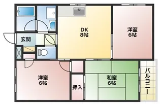 今田マンション【3階】の間取り